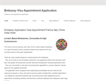 Tablet Screenshot of embassy-visa.com